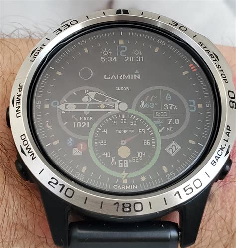 garmin gmt watch face
